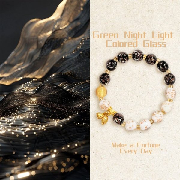 Yin and Yang Harmony Bracelet Five Elements Glass Couple Bracelet - Image 4