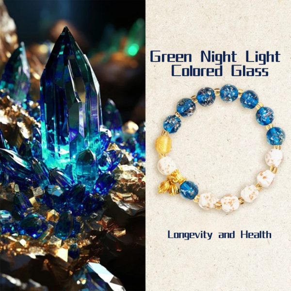 Yin and Yang Harmony Bracelet Five Elements Glass Couple Bracelet - Image 6